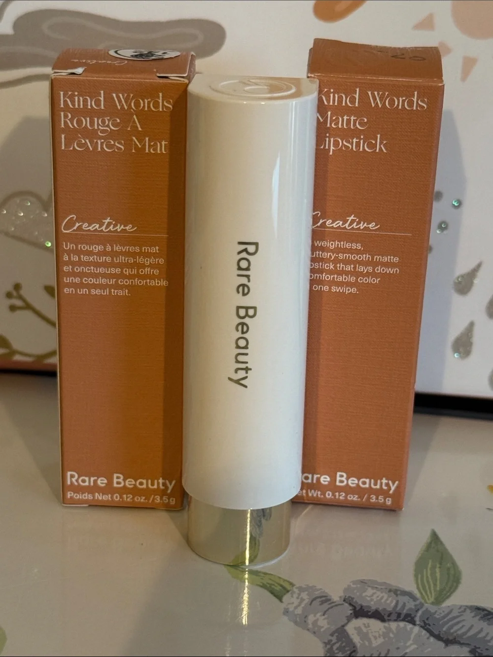 Rare Beauty Kind Words Matte Lipstick - Creative (Warm Brown)